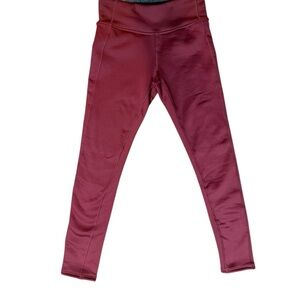 Old Navy Girls Size XL  Burgundy Ankle Length Leggings Thermal Lined